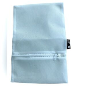 Susan Lanci Mesh Pouch Bag Zippered Treats Bows White NEW 12 X 8 LARGE!